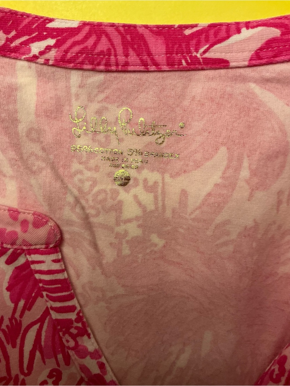 Lilly Pulitzer Kayleigh Rule Breakers Toile top t-shirt sz XL - Picture 5 of 7